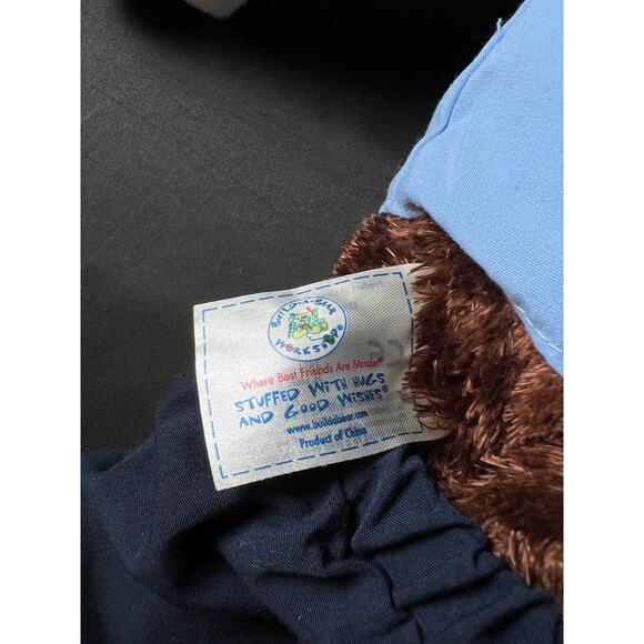 Build a Bear Workshop Brown Monkey 18" Plush W/ Police Outfit Good Condition BAB - Picture 8 of 10